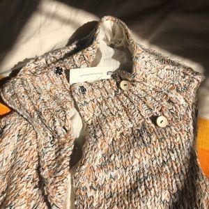 Anthropologie Knit Vest